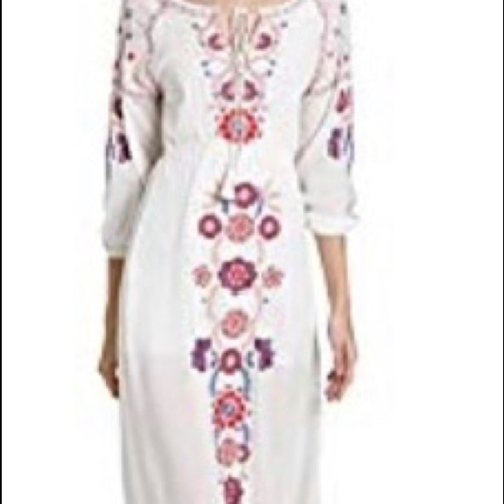 Brand new linen dress midi